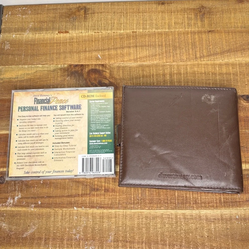 2011 Dave Ramsey Peace University 15 Disc Set and Personal Finance Software